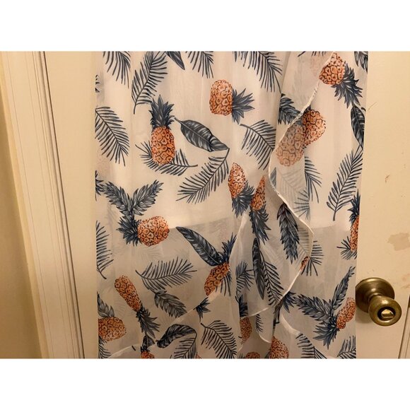 Cupshe Ruffle Chiffon Stretch Waist Maxi Medium - Picture 5 of 16